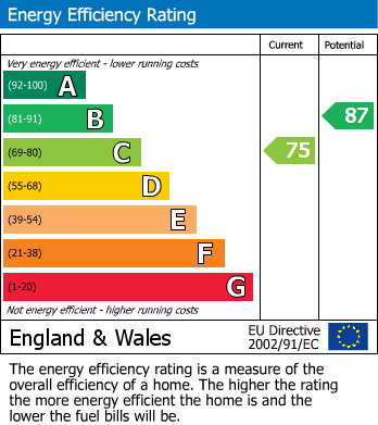 EPC Graph for The Ridge, Hastings, East Sussex