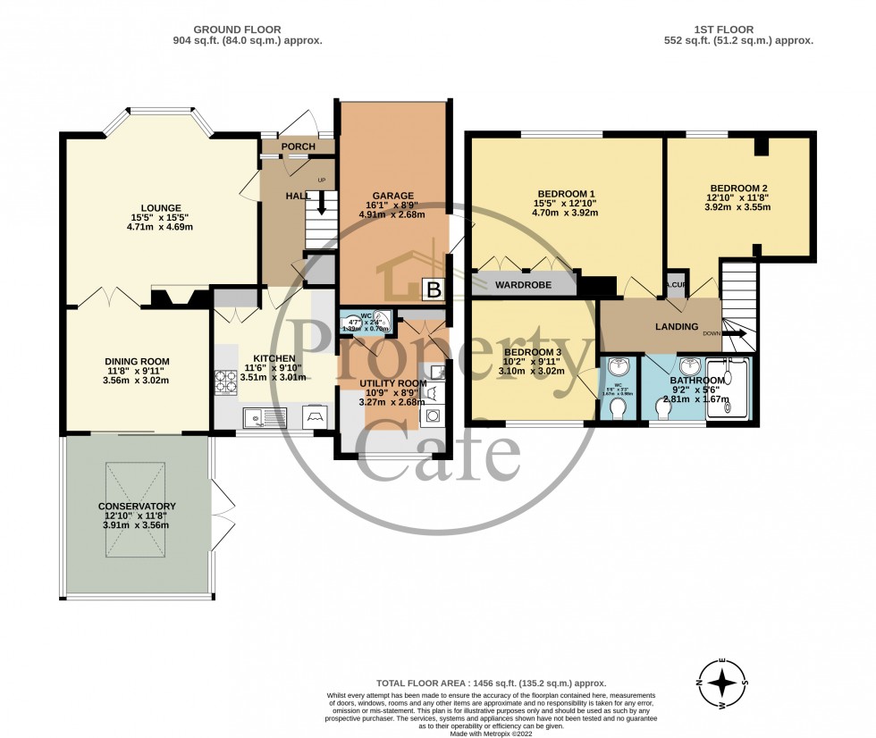 Floorplan for Hillcrest Avenue, Bexhill-on-Sea, East Sussex