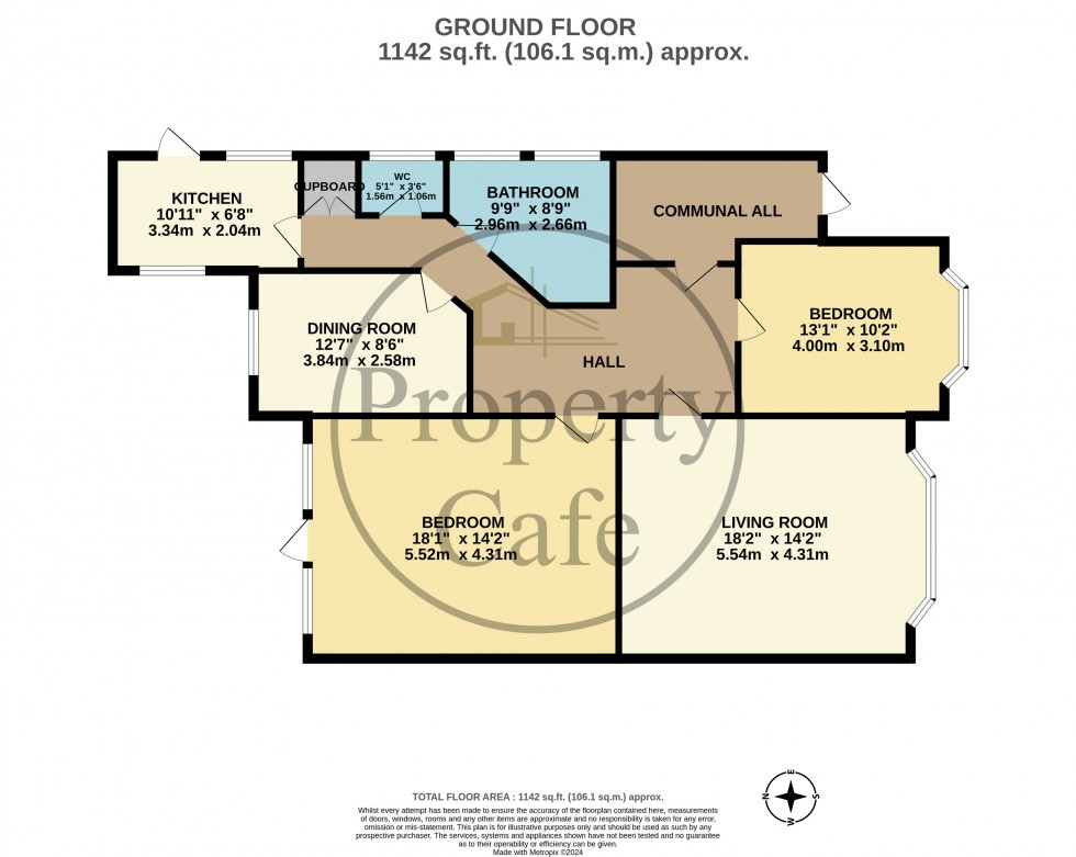 Floorplan for Cantelupe Road, Bexhill On Sea, East Sussex