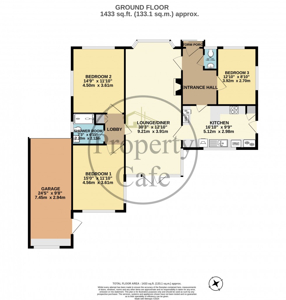 Floorplan for Alexander Drive, Bexhill-on-Sea, East Sussex