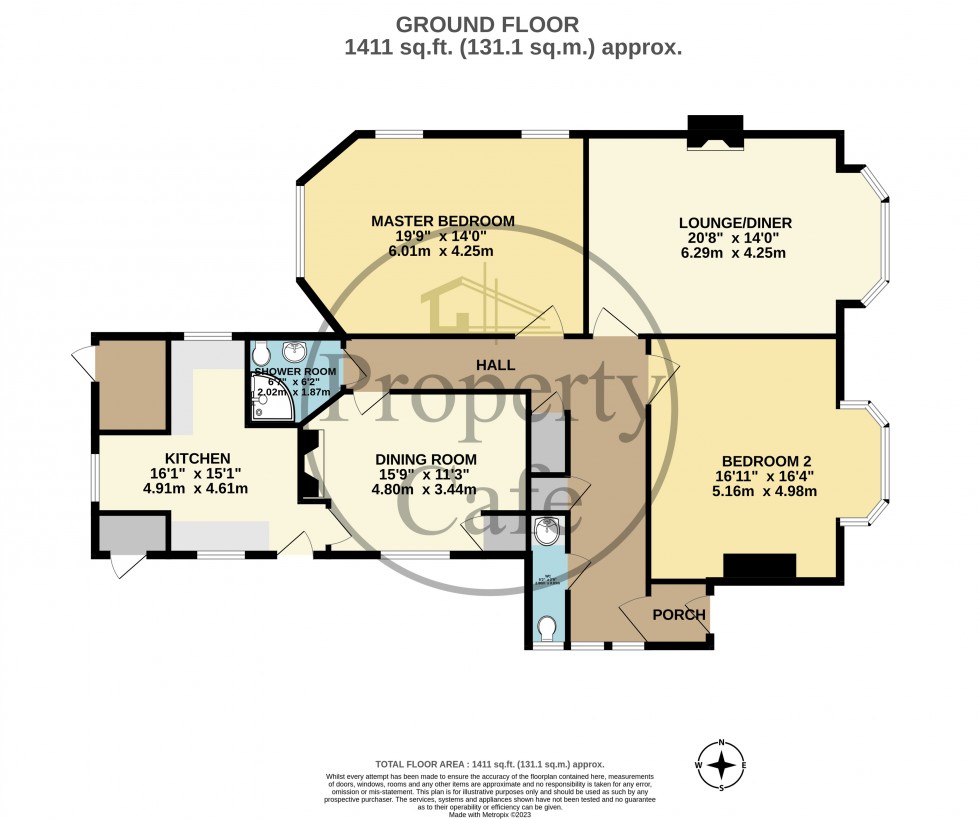 Floorplan for Dorset Road, Bexhill-on-Sea, East Sussex