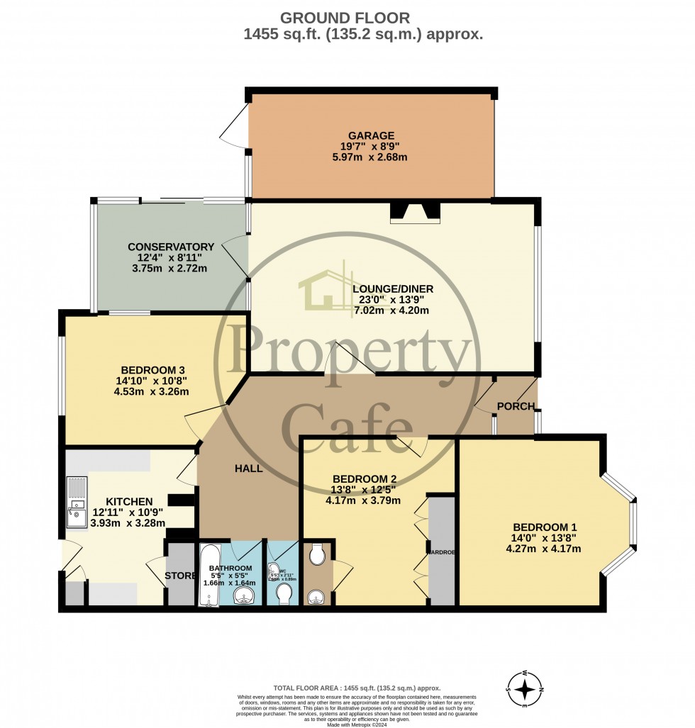 Floorplan for Birkdale, Bexhill-on-Sea, East Sussex