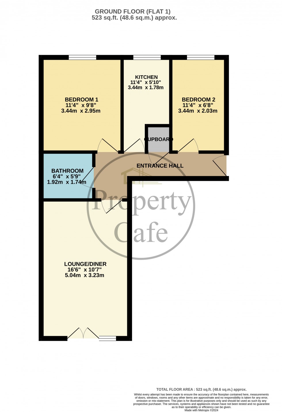 Floorplan for Woodland Vale Road, St Leonards-on-Sea, East Sussex