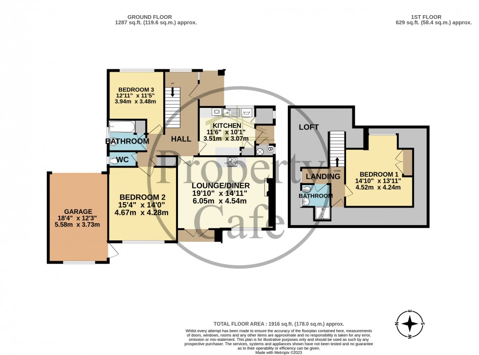 Floorplan for Willow Drive, Bexhill-on-Sea, East Sussex