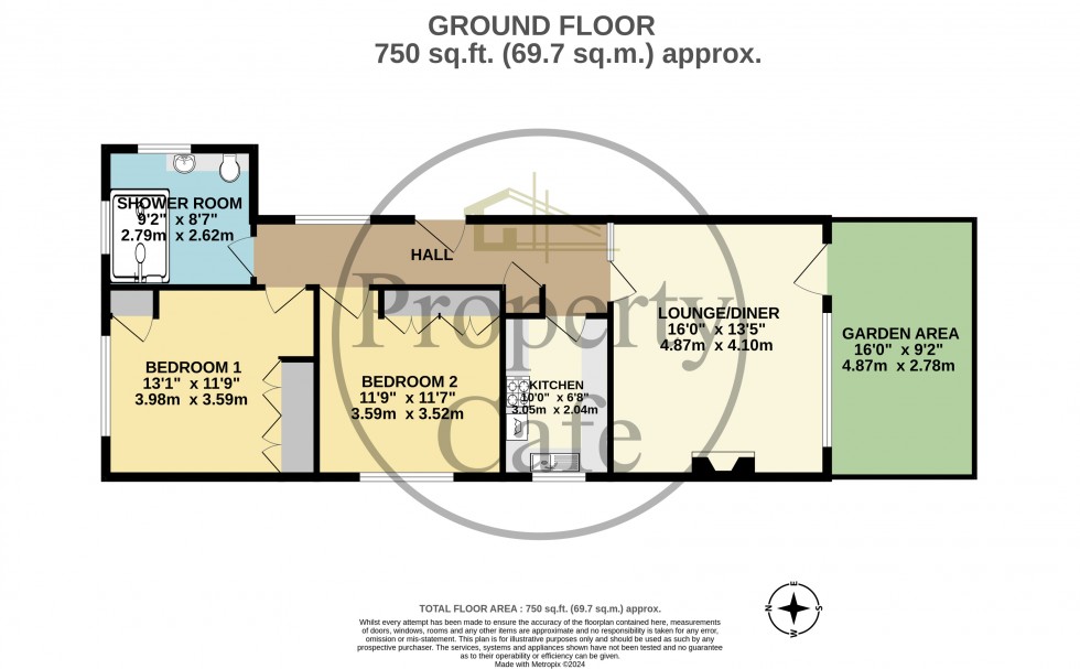 Floorplan for Cooden Drive, Bexhill-on-Sea, East Sussex