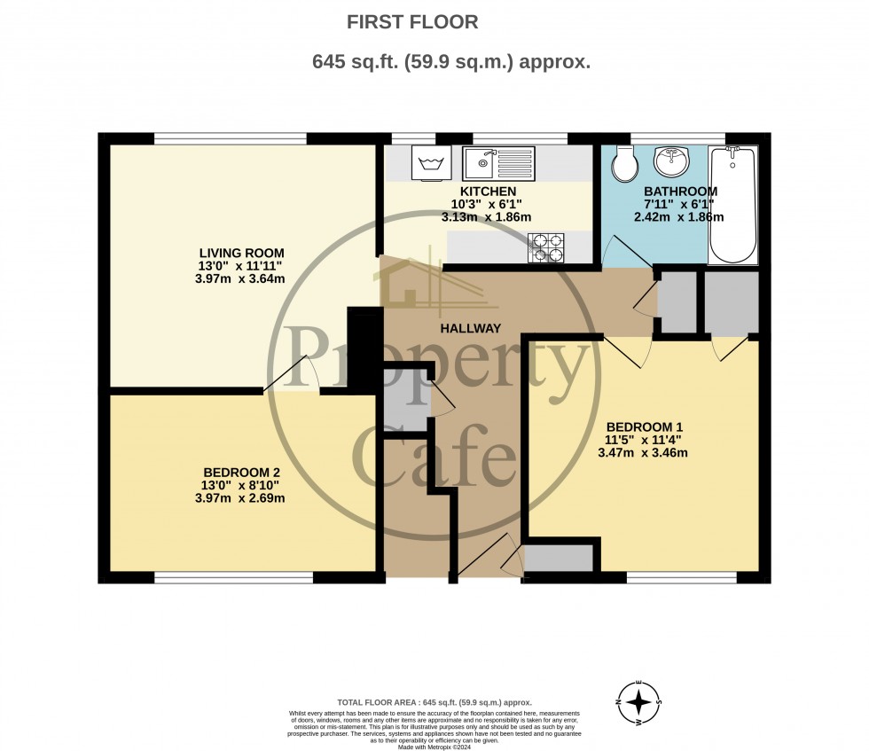 Floorplan for Bancroft Road, Bexhill-on-Sea, East Sussex