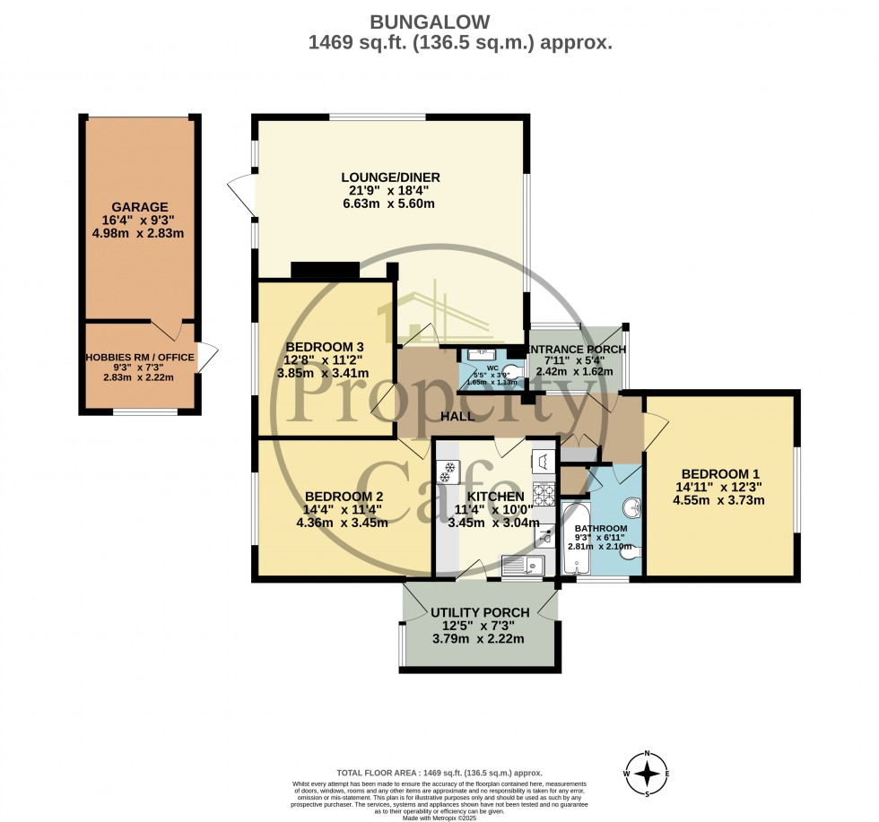 Floorplan for Berwick Close, Bexhill-on-Sea, East Sussex