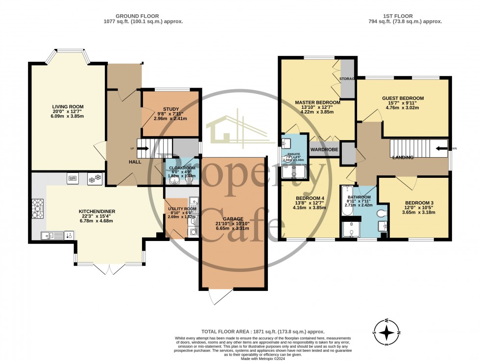 Floorplan for Levetts Wood, Bexhill-on-Sea, East Sussex