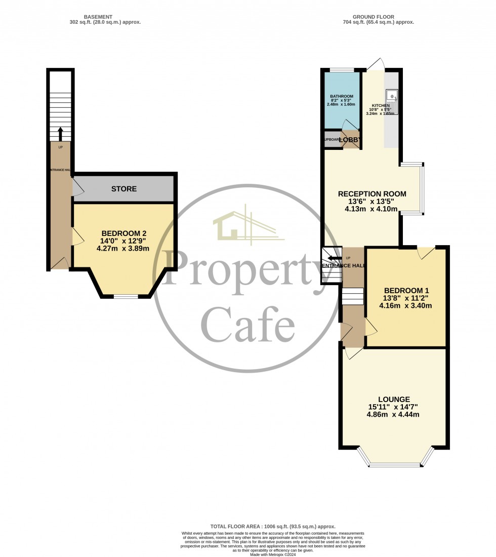 Floorplan for Wilton Road, Bexhill-on-Sea, East Sussex