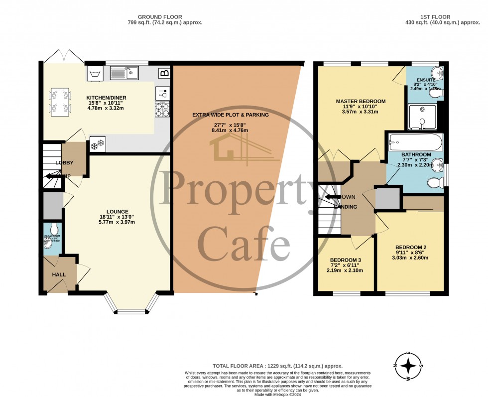 Floorplan for Nickles Close, Bexhill-on-Sea, East Sussex