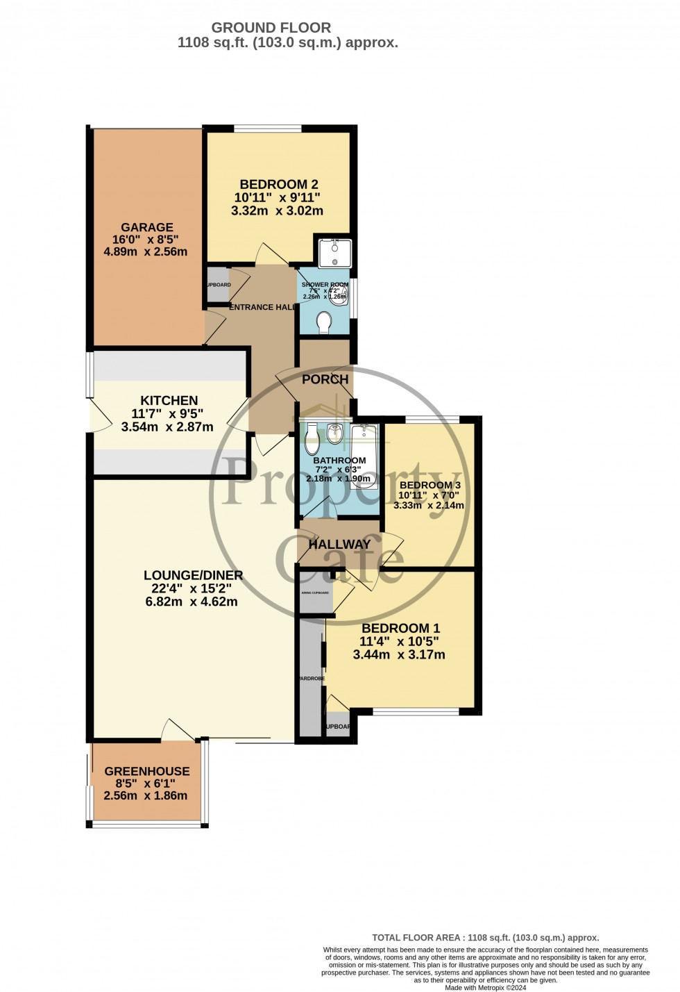 Floorplan for The Ridings, Bexhill-on-Sea, East Sussex