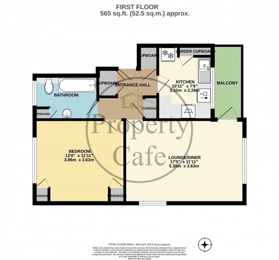 Floorplan for Cooden Drive, Bexhill-on-Sea, East Sussex