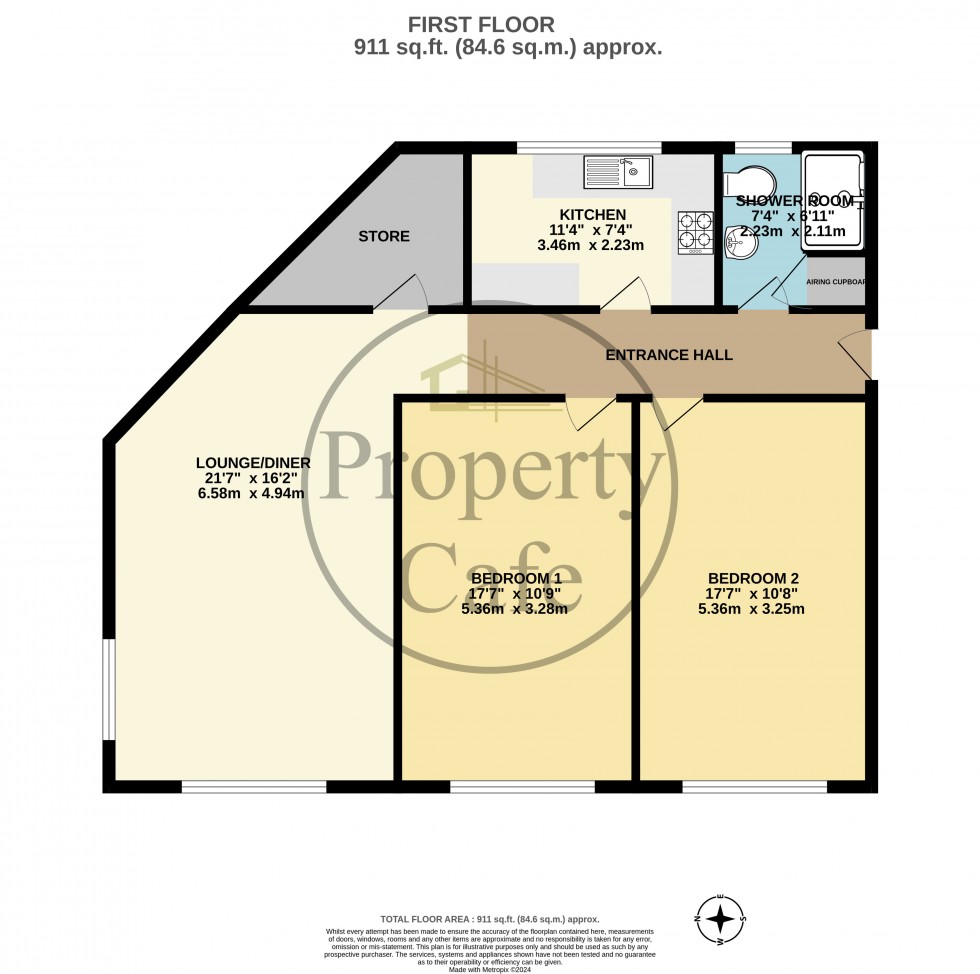 Floorplan for Village Mews, Bexhill-on-Sea, East Sussex