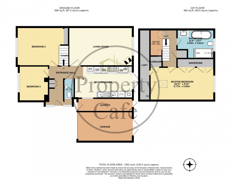 Floorplan for The Glades, Bexhill-on-Sea, East Sussex