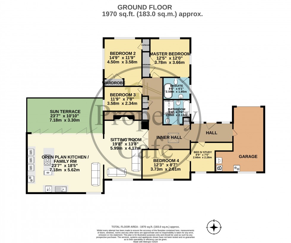 Floorplan for Chestnut Walk, Bexhill-on-Sea, East Sussex