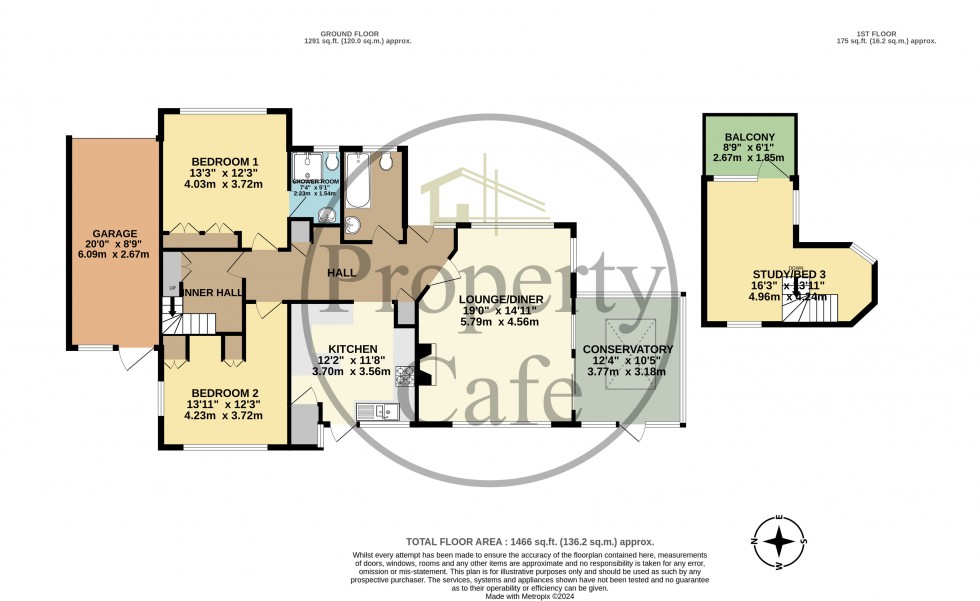 Floorplan for Park Lane, Bexhill-on-Sea, East Sussex