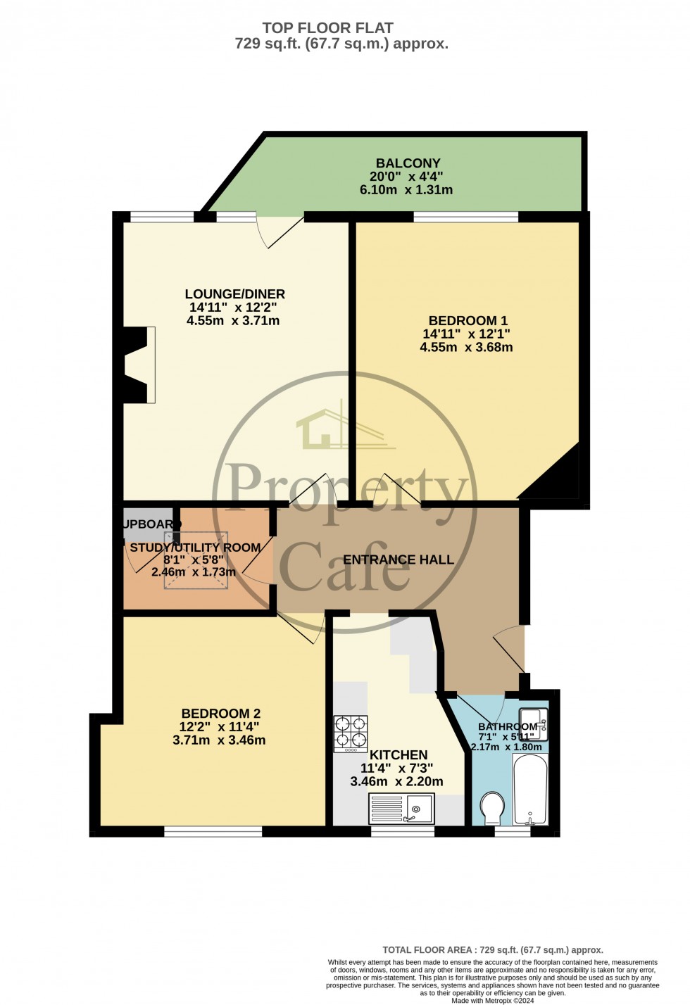 Floorplan for Marina, Bexhill-on-Sea, East Sussex