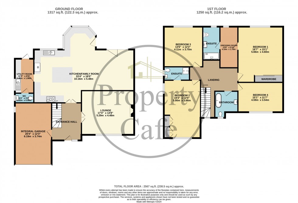 Floorplan for Collington Rise, Bexhill-on-Sea, East Sussex