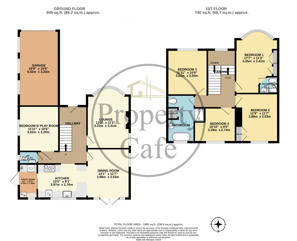 Floorplan for Holmesdale Road, Bexhill-on-Sea, East Sussex