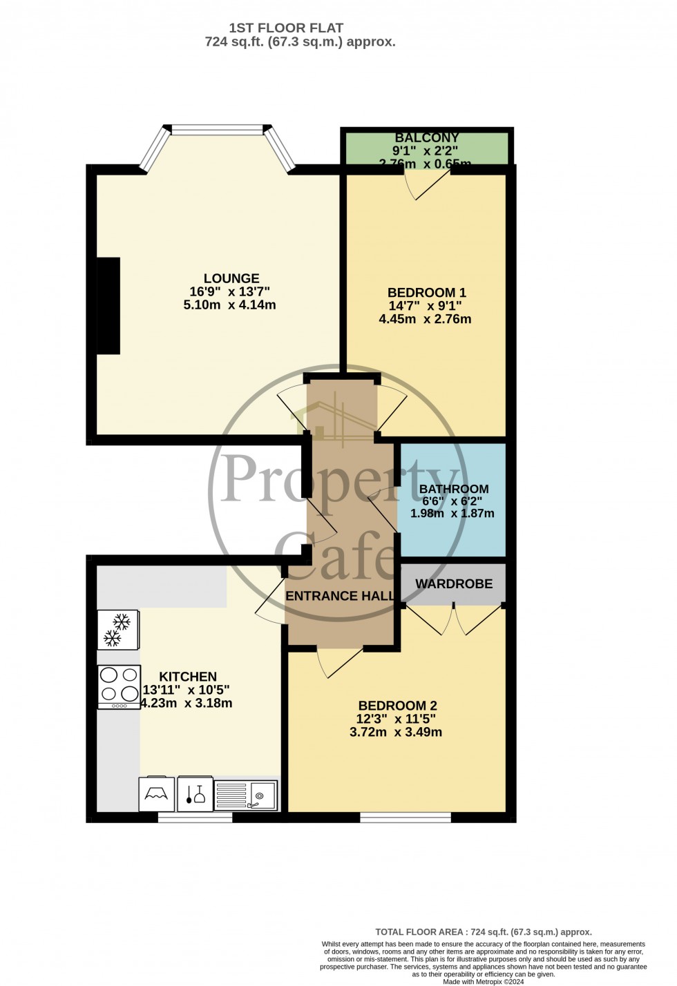 Floorplan for West Parade, Bexhill on Sea, East Sussex