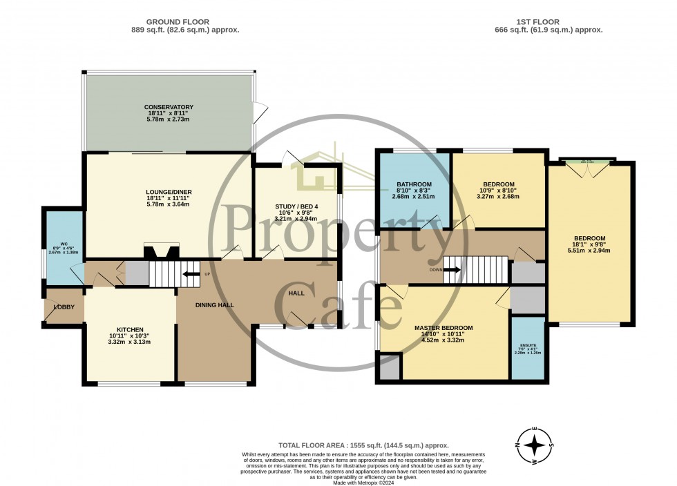 Floorplan for St Johns Road, Bexhill-on-Sea, East Sussex