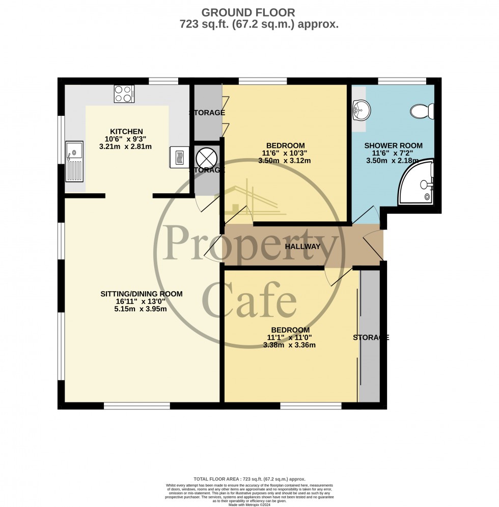 Floorplan for Brookfield Road, Bexhill-on-Sea, East Sussex