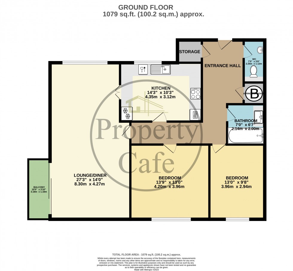 Floorplan for Heighton Close, Bexhill-on-Sea, East Sussex