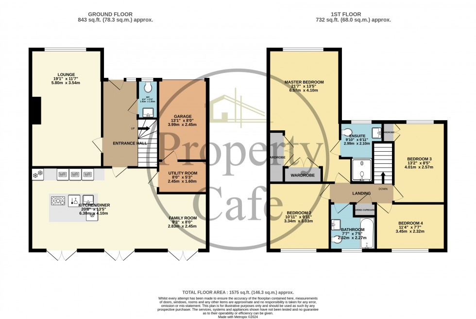 Floorplan for Magpie Close, Bexhill-on-Sea, East Sussex