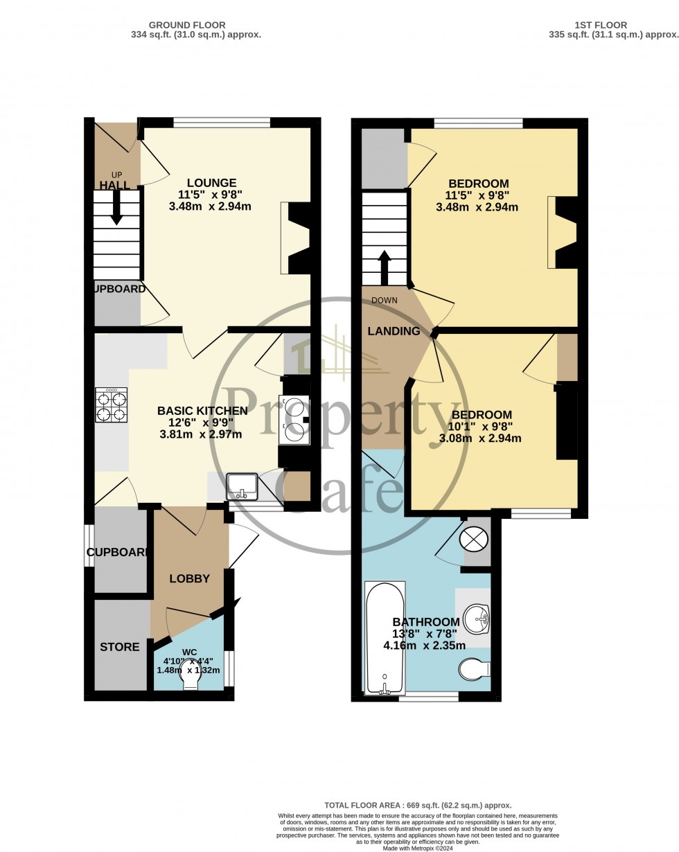 Floorplan for Ninfield Road, Bexhill-on-Sea, East Sussex