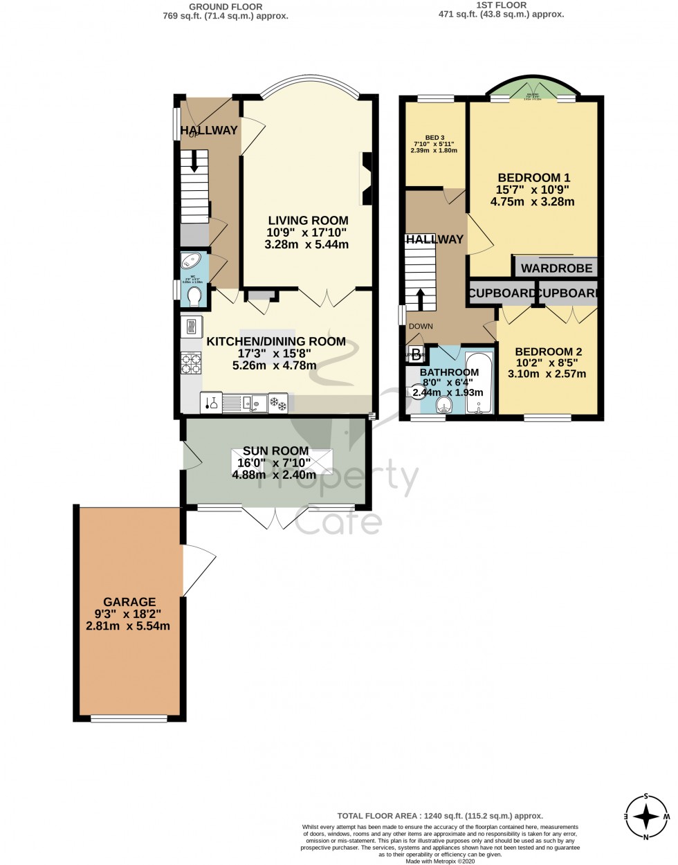 Floorplan for Cooden Drive, Bexhill-on-Sea, East Sussex