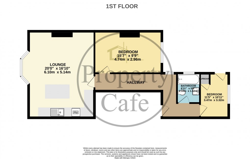 Floorplan for Wickham Avenue, BEXHILL-ON-SEA, East Sussex