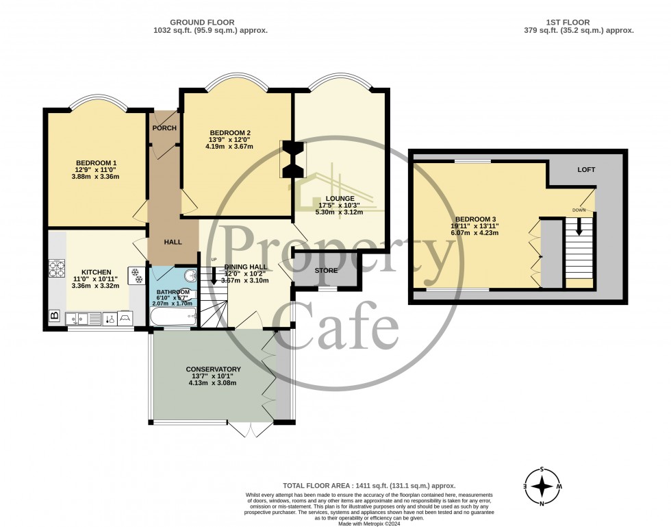 Floorplan for Kent Close, Bexhill-on-Sea, East Sussex