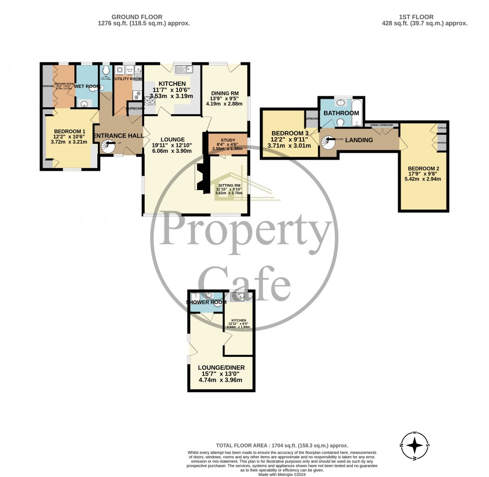 Floorplan for Ocklynge Close, Bexhill-on-Sea, East Sussex