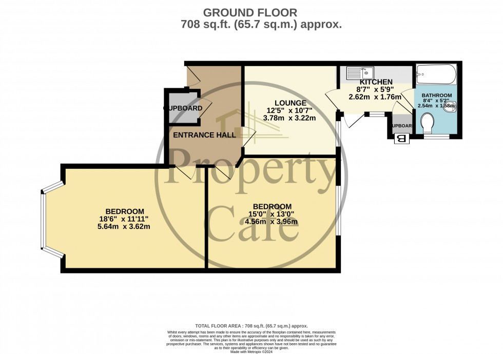 Floorplan for Wickham Avenue, Bexhill on Sea, East Sussex