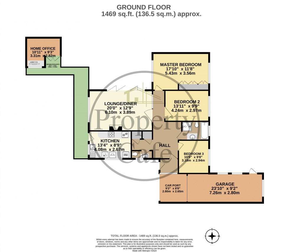 Floorplan for Hastings Road, Bexhill-on-Sea, East Sussex