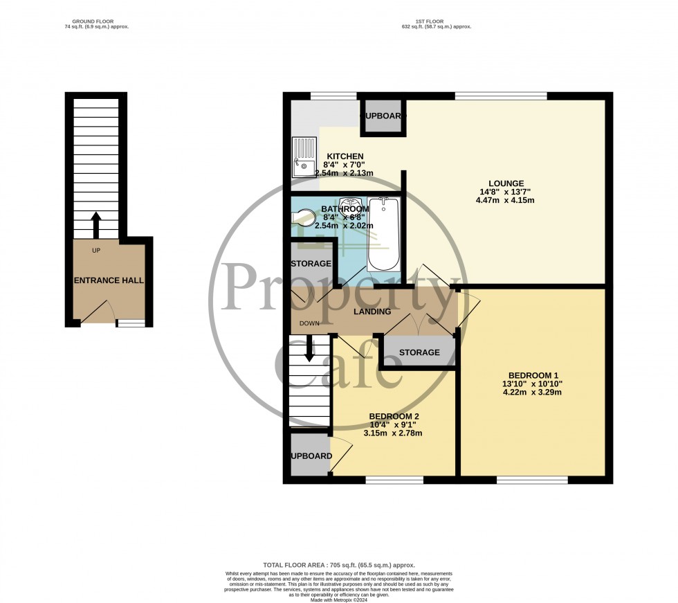 Floorplan for Senlac Way, St Leonards-on-Sea, East Sussex