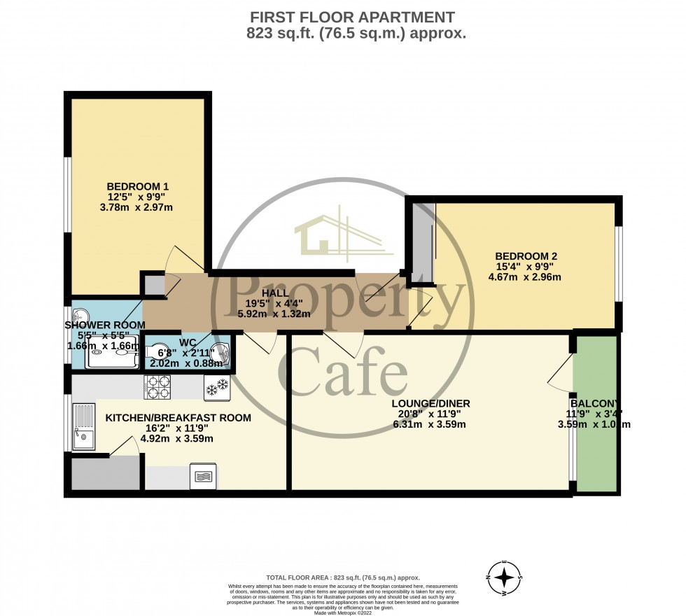 Floorplan for Buckhurst Road, Bexhill on Sea, East Sussex