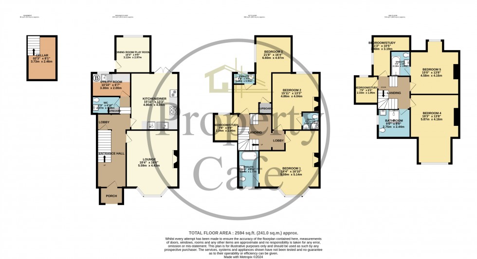 Floorplan for Jameson Road, Bexhill-on-Sea, East Sussex