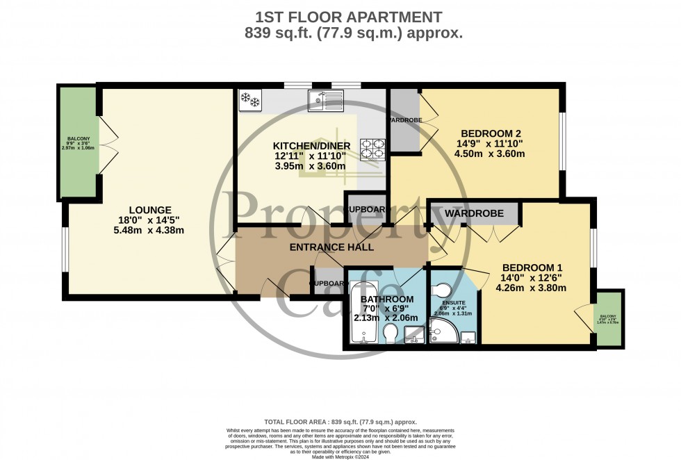 Floorplan for Jasmine Way, Bexhill-on-Sea, East Sussex