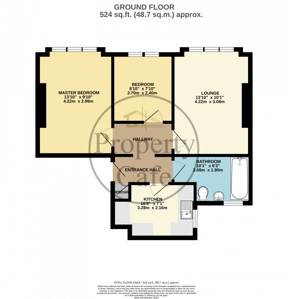 Floorplan for St Leonards Road, BEXHILL-ON-SEA, East Sussex