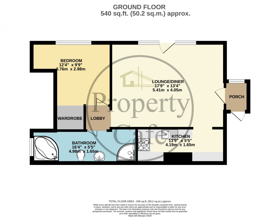 Floorplan for Collington Avenue, Bexhill-on-Sea, East Sussex