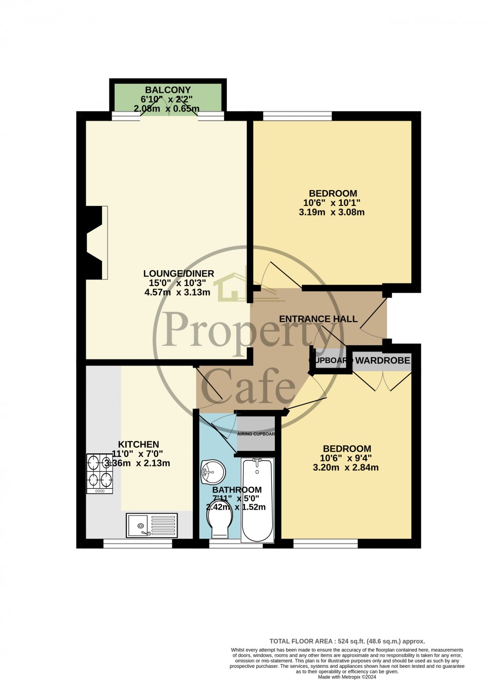 Floorplan for Georgian Close, Bexhill-on-Sea, East Sussex