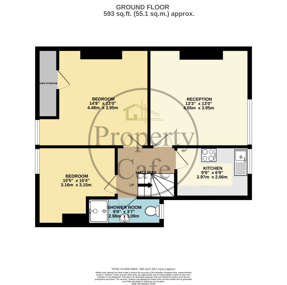 Floorplan for Wickham Avenue, Bexhill-on-Sea, East Sussex