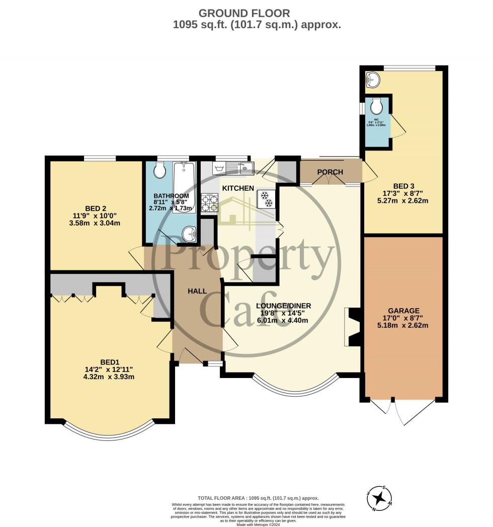 Floorplan for Pebsham Lane, Bexhill-on-Sea, East Sussex