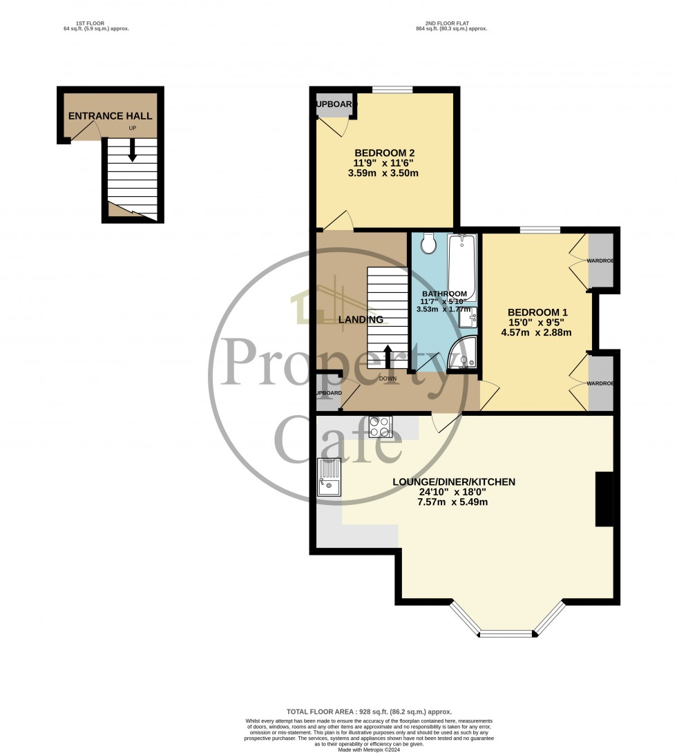 Floorplan for Park Road, Bexhill-on-Sea, East Sussex