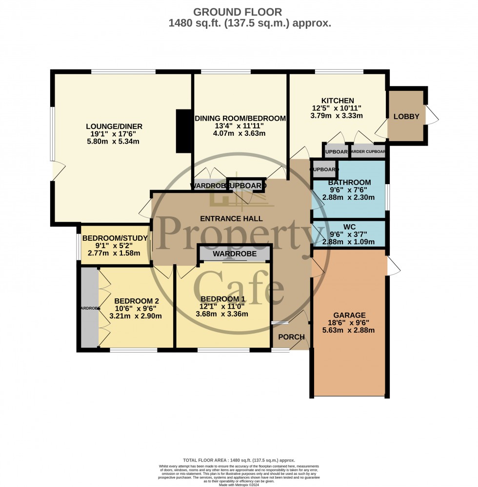 Floorplan for Saltdean Way, Bexhill-on-Sea, East Sussex