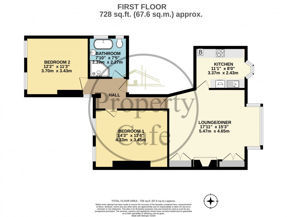 Floorplan for Bolebrooke Road, Bexhill-on-Sea, East Sussex