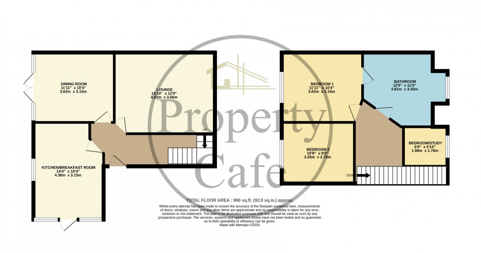 Floorplan for Little Common Road, Bexhill-on-Sea, East Sussex