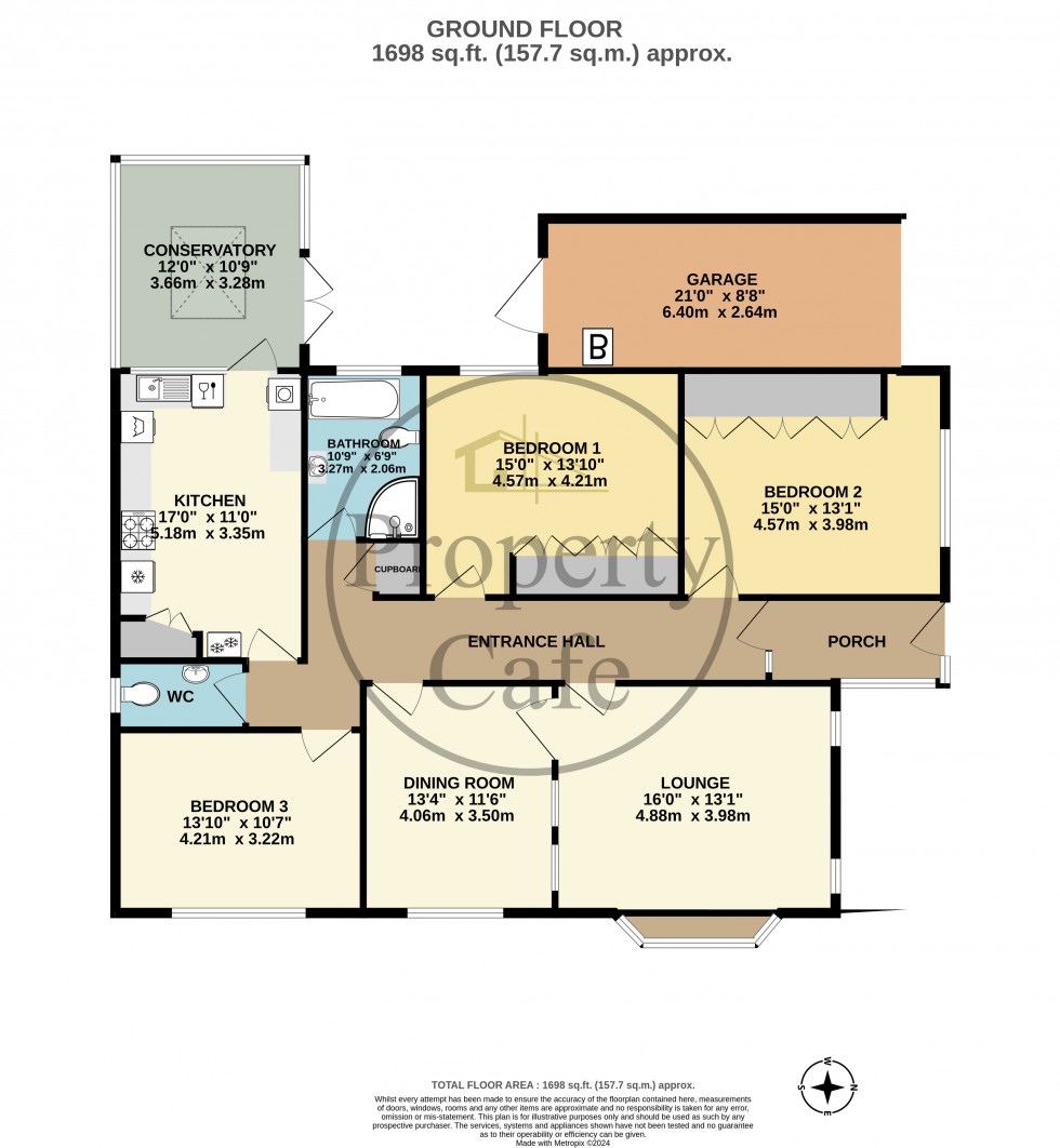 Floorplan for Bexhill-on-Sea, East Sussex