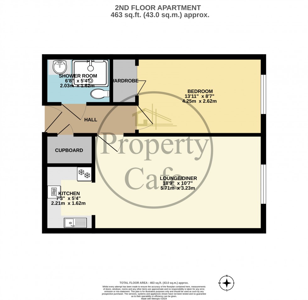 Floorplan for Brookfield Road, Bexhill-on-Sea, East Sussex